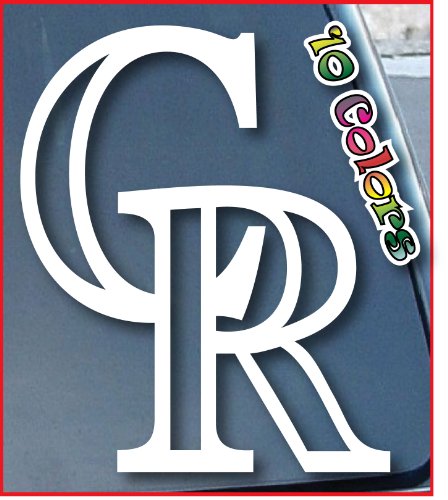 Colorado Rockies Car Window Vinyl Decal Sticker 4
