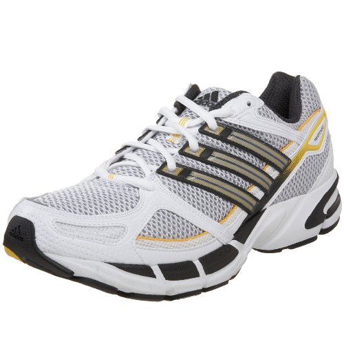 adidas Men’s RESPONSE Cushion 18 Running Shoe,White/Shale/Yellow,7 M