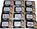 12 Gold ,Silver, Multi Color Bollywood Head Bindi Tattoo Body Glitter