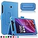 Infiland Folio Leather Case Fit Stand Cover For ASUS MeMO Pad 7 ME170CX / ASUS MeMO Pad 7 ME170C/ ASUS Fonepad 7 FE170CG, Sky Blue
