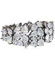 CZ by Kenneth Jay Lane "Statement" Multi-Cut Cubic Zirconia (50 cttw) Statement Bracelet, 7.25"