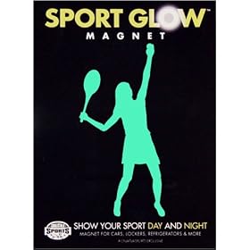 Tennis Player SPORT GLOW&trade; Magnet (Female)