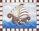 Sherri Blum Boat Wall Canvas