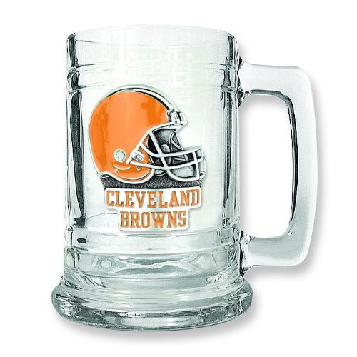 NFL Cleveland Browns Glass Tankard 15oz