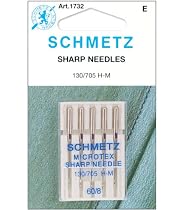 Schmetz Sharp Machine Needle 5/Pk - Size 8/60