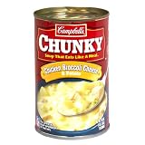 Campbell's Chunky Chicken Broccoli Cheese & Potato, 18.8-Ounce Easy Open Cans (Pack of 12)