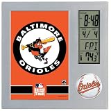 MLB Baltimore Orioles Digital Desk Clock