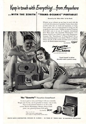 Vintage Ad: 1948 Zenith Portable Radio