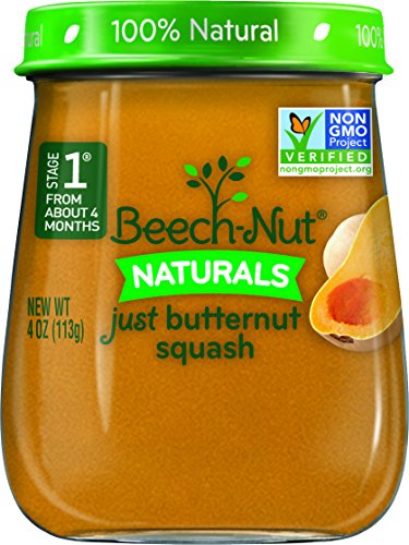 Beech-Nut Stage 1 Baby Food, Butternut Squash, 4 Ounce (Pack of 10)