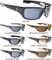 Spy Nolen Sunglasses - Spy Optic Steady Series Casual Eyewear - Color: Black/Grey Polarized, Size: One Size Fits All
