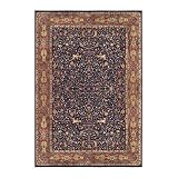 Nejad Rugs Signature Masterpiece 10 X 14 Hunt Tabriz Navy/Rust Area Rug