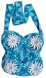 Handmade Purse - Caribbean Blue (Small Size, 100% Crocheted By Hand) Handmade Purse - Caribbean Blue (Small Size, 100% Crocheted By Hand)