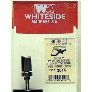 Whiteside - WS3014 - 3 4 Template Bits with Ball Bearing Guide by Whiteside