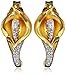 Amazon Collection Sterling Silver and Diamond Calla Lily Earrings and Pendant Necklace Box Set (1/10 cttw, I-J Color, I2-I3 Clarity), 18