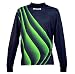Reusch 1807053 Wave Long Sleeve Gk Jersey (Black/Flash Green - Small)