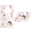Quinceanera Invitations - SPANISH Text - Quad-Fold - 100/pk. - Envelopes Included