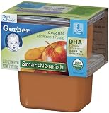 Gerber 2nd Foods Organic Apple & Sweet Potato, 2-Count, 3.5-Ounce Tubs (Pack of 8)