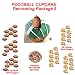 Football Cupcakes - Do-It-Yourself Decorating Pkg. 5 SAVE $3.36