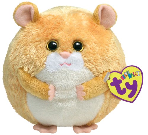 Ty 7138005 - Flash Ball Hamster Stoffball Beanie Ballz, 12 cm