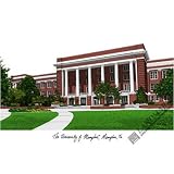 Memphis Tigers NCAA 14 x 10 Limited Edition Lithograph (Unframed)