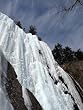Ice Climbing 'The Waterfall,' NEI 5, on Poke-O-Moonshine Mountain in New York State - Fine-Art Gicl??e Print of a Brendan Reals Photograph