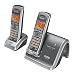 Uniden DECT 6.0 Compact Cordless Phone with Caller ID and Extra Handset and Charging Cradle.