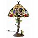 Tiffany-Style Floral Butterfly Lamp