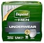 Depend for Men Underwear, [Small/Medium], Maximum Absorbency, 18-Count Packages (Pack of 4)