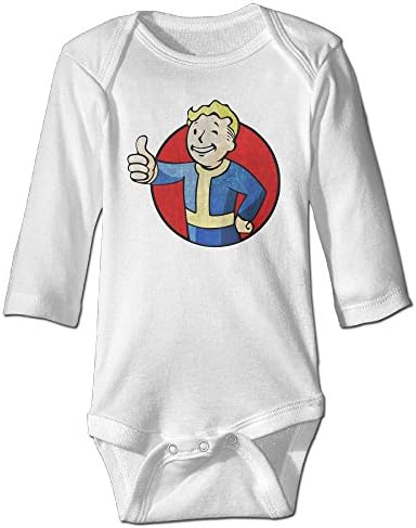 Vault Boy Giving The Thumb's Up Logo 100% Cotton Baby Onesies