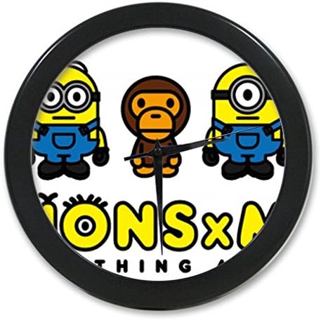 Personalized Custom APE series 9.65" elegant wall clock for Home Decoration And Unique Gift Fashion Style / Black Frame