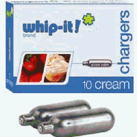 United Brands SV3610 Nitrous Oxide for Whipped Cream Whipper - Box of 10