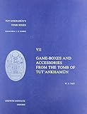 Game boxes and accessories from the tomb of Tutʿankhamūn