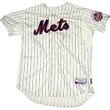 Steiner Sports MLB New York Mets Jason Bay Authentic Alternate Pinstripe Cool Base Jersey (Signed on Back)