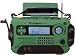 Kaito Voyager Pro KA600 Digital Solar/Dynamo AM/FM/LW/SW & NOAA Weather Emergency Radio with Alert & RDS, Green