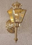 Minka Lavery CONTRACTOR OUTDOOR WALL MOUNT - Polished Solid Brass - Solid Brass