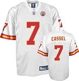 Reebok Kansas City Chiefs Matt Cassel Replica White Jersey