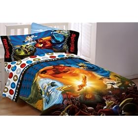 Lego Ninjago Ninja Masters Twin Sheet Set: Home &amp; Kitchen