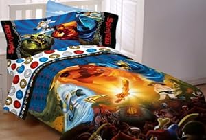 Lego Ninjago Ninja Masters Twin Sheet Set