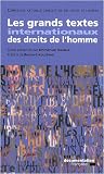 Revue La Documentation Française  / Les grands textes internationaux des droits de l'homme
