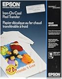 Epson Iron-on Cool Peel Transfer (8.5x11 Inches, 10 Sheets) (S041153)