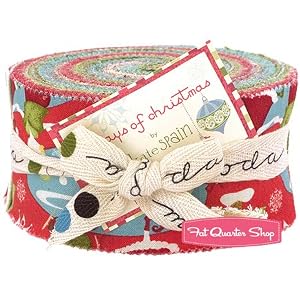 12 Days of Christmas Jelly Roll Kate Spain for Moda Fabrics