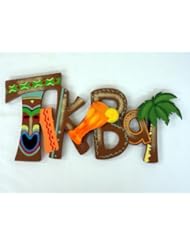 From Amazon.com. Click for details:
 Tiki Bar Sign w/ Tiki Statue, Tropical Drinks and a Metal Palm Tree That Makes the "R" - 12" X 6.75" Tiki Bar Sign w/ Tiki Statue, Tropical Drinks and a Metal Palm Tree That Makes the "R" - 12" X 6.75"