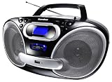 Produkt-Bild: Karcher RR5050 Tragbares Stereo Radio (CD/MP3-Player, UKW-Radio, USB 2.0, 50 Watt (PMPO)) schwarz/silber