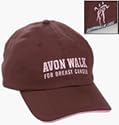 Avon Walk for Breast Cancer Chocolate Baseball Cap