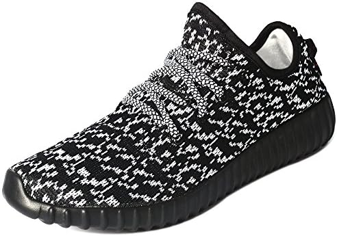 GraceLady Lightweight Unisex Sneakers Running Breathable Athletic Sports Shoes,Black,Women 14 B(M)US 45EU /Men 10.5 D(M)US 45EU