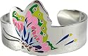 Ed Hardy Colorful Butterfly Silver Bracelet