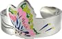 Ed Hardy Colorful Butterfly Chrome Adjustable Bracelet - Sale!