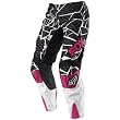 Fox Racing 180 Youth Girls Off Road Motorcycle Pants w/ Free B&F Heart Sticker Bundle - Black/Pink