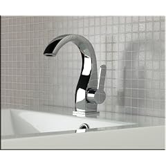 Wasserhahn Einhandmischer Waschtischarmatur mit einhebelmischer Mischbatterie f�rs Waschbecken im Bad, Sanit�r-Armatur aus Messing verchromt, als Hahn / Badarmatur f�r jeden Waschtisch einsetzbar