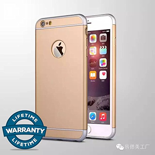 iPhone 6/6S Case, iDefender Ghost-Armor Heavy Duty Shockproof Series Case for iPhone 6/6S (4.7") Compatible with all US Carriers (Gold)